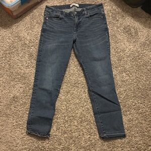 Abercrombie & Fitch Dark Blue Ankle Jeans